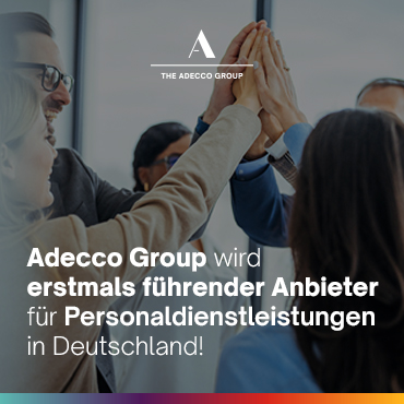 Adecco Group ist Marktführer in Deutschland